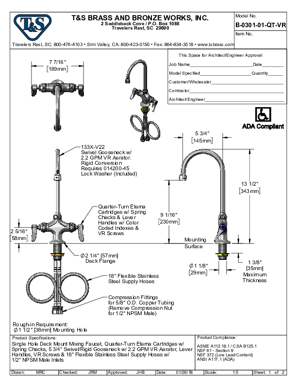 Cutsheet