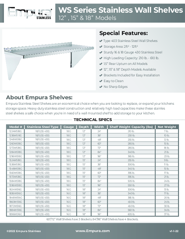 Cutsheet