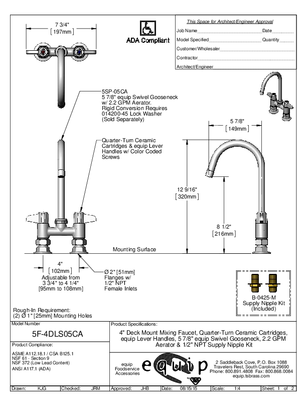 Cutsheet