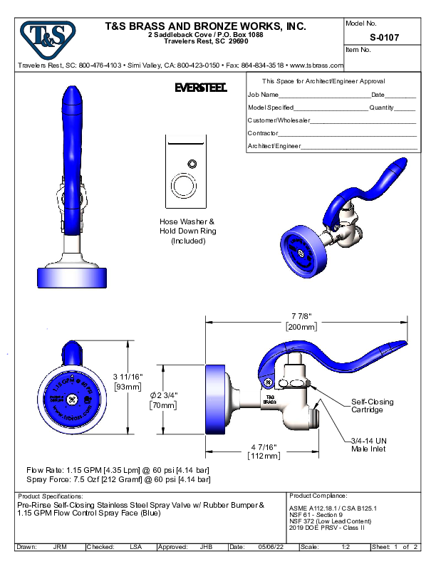 Cutsheet