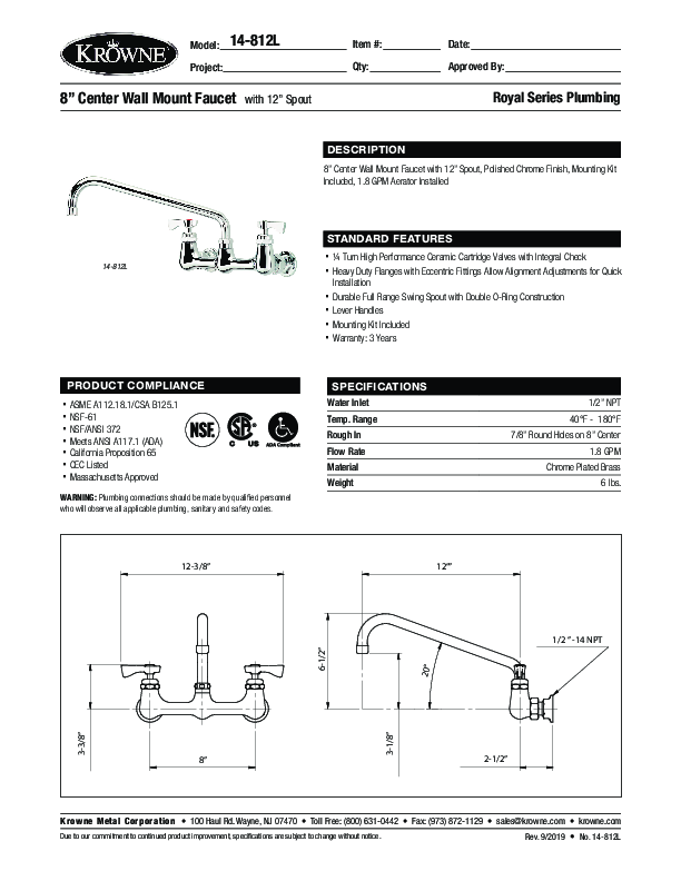 Cutsheet