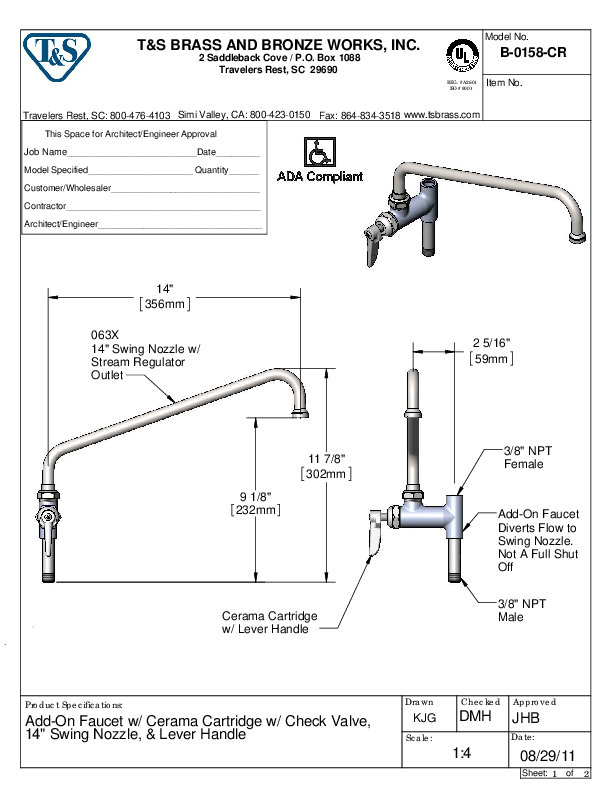 Cutsheet