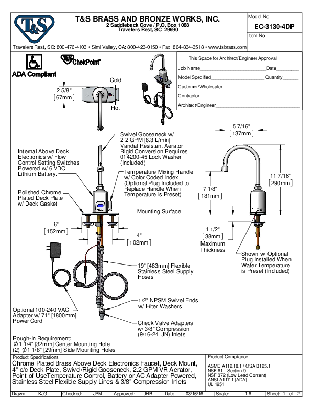 Cutsheet