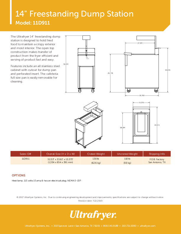 Cutsheet