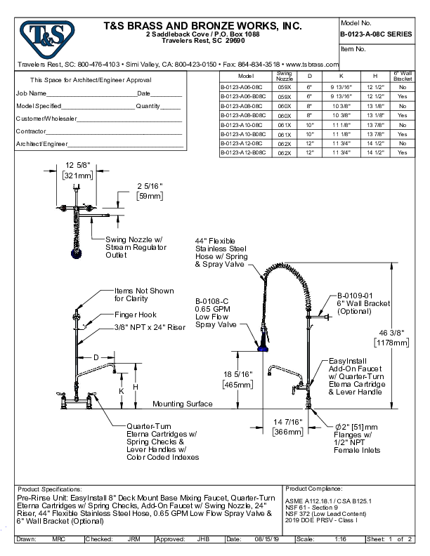 Cutsheet