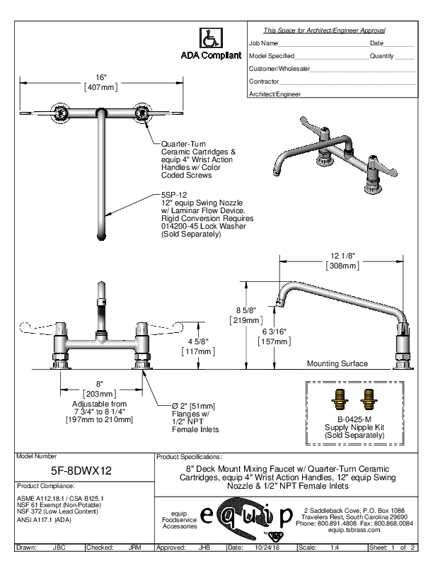 Cutsheet