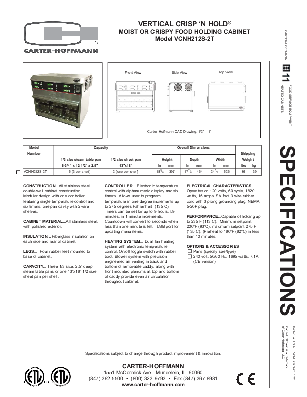 Cutsheet