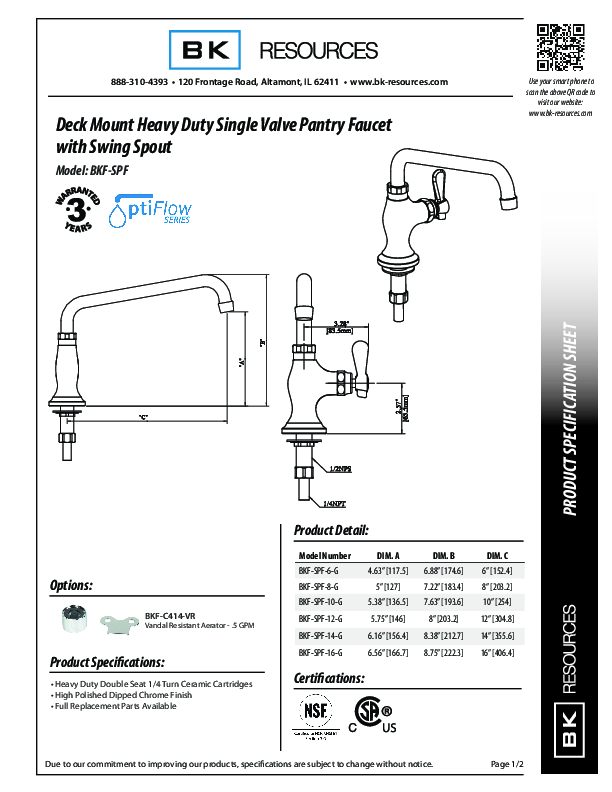 Cutsheet