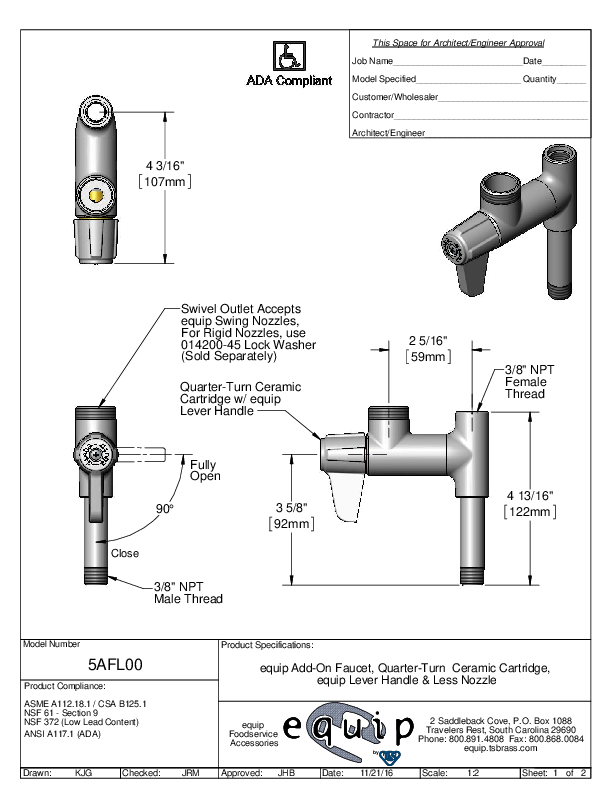 Cutsheet