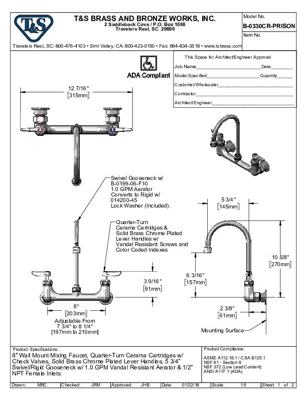 Cutsheet