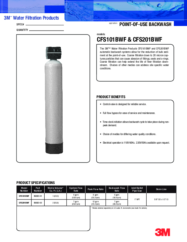 Cutsheet