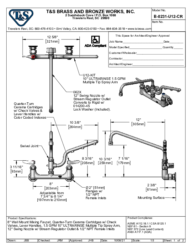 Cutsheet