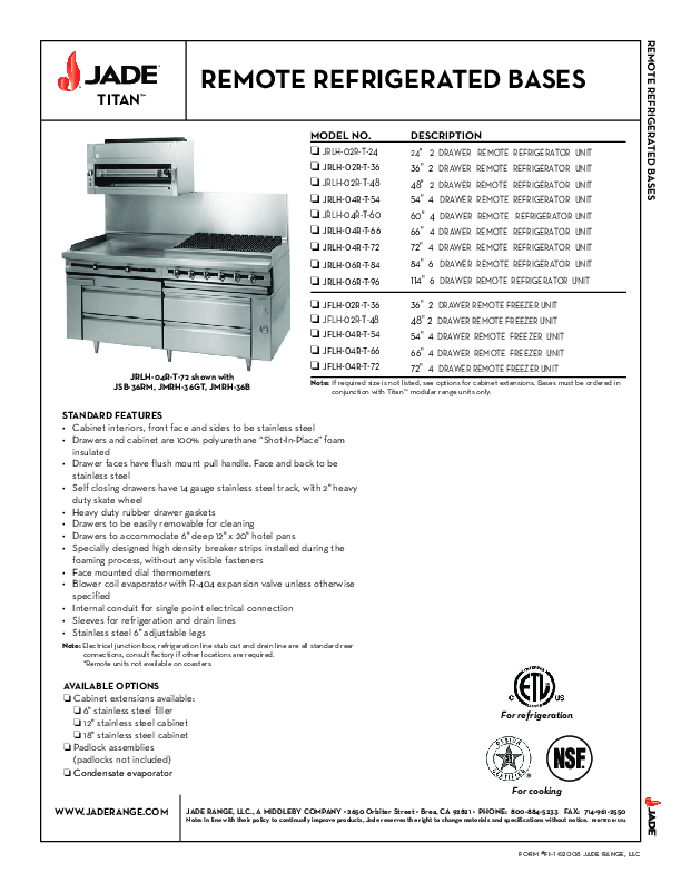 Cutsheet