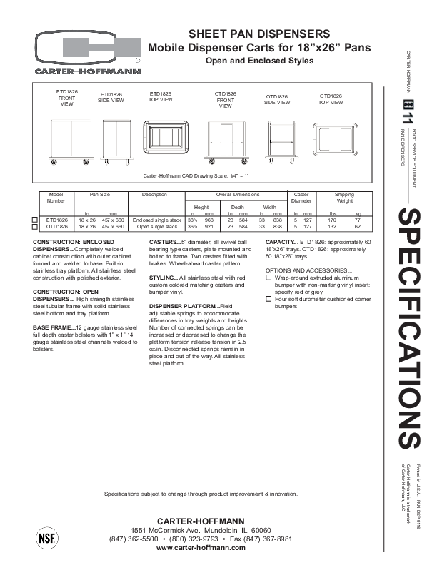 Cutsheet