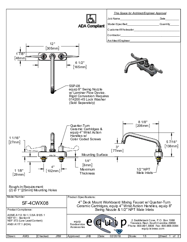 Cutsheet