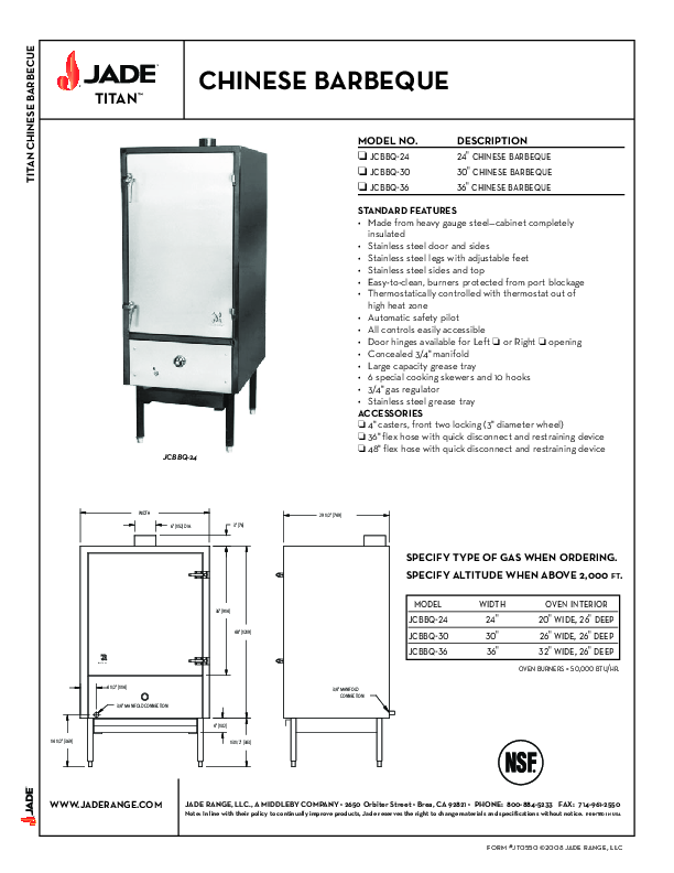 Cutsheet