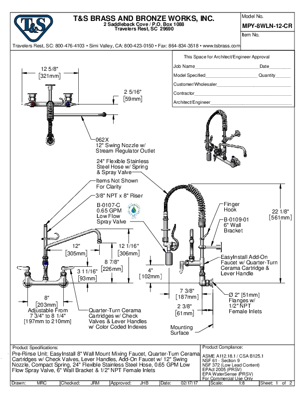 Cutsheet