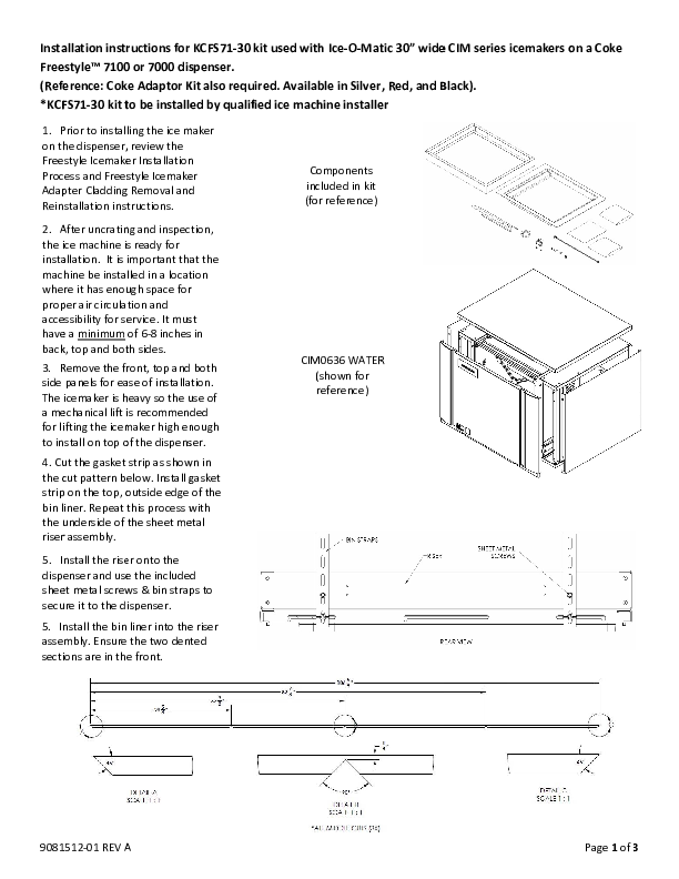 Cutsheet