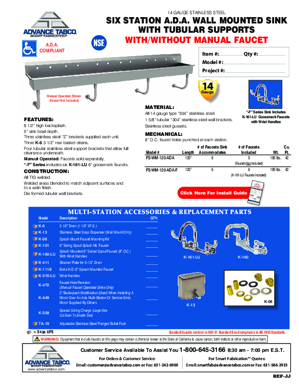 Cutsheet