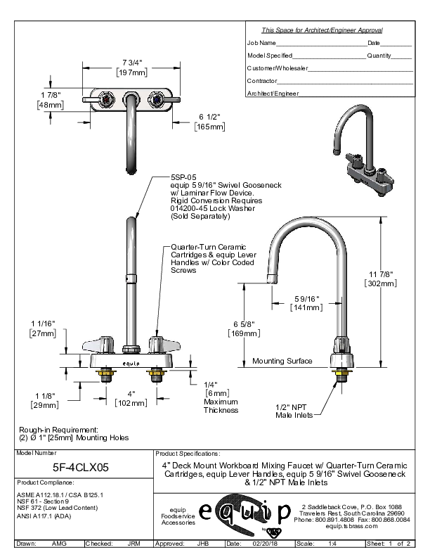 Cutsheet