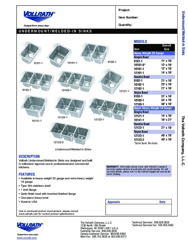 Cutsheet