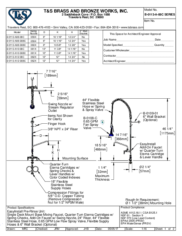 Cutsheet