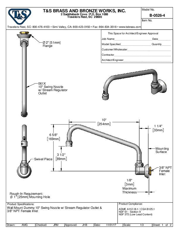 Cutsheet