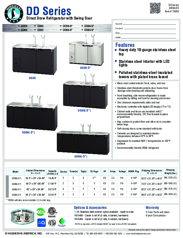 Cutsheet