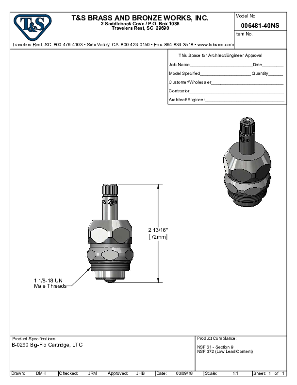 Cutsheet