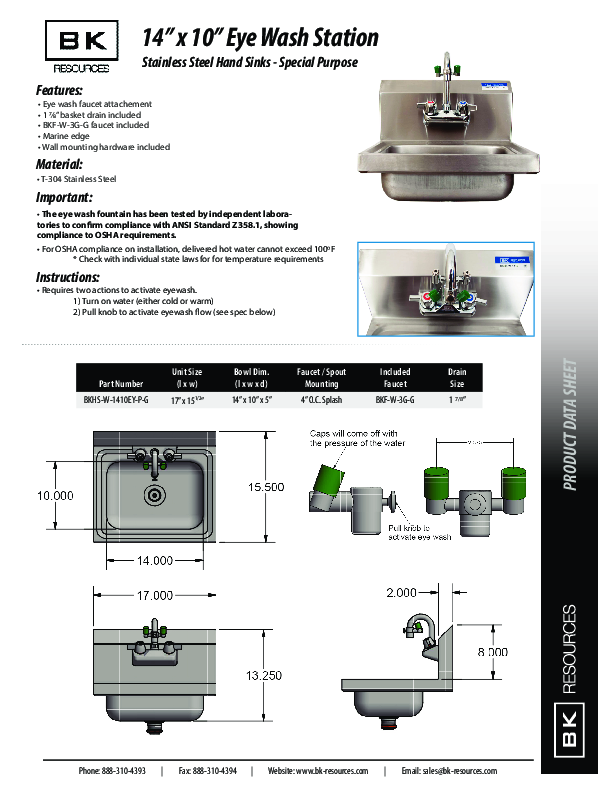 Cutsheet