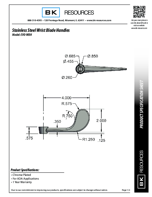 Cutsheet