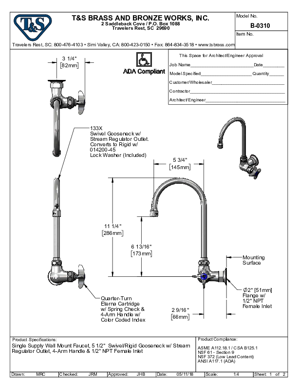 Cutsheet