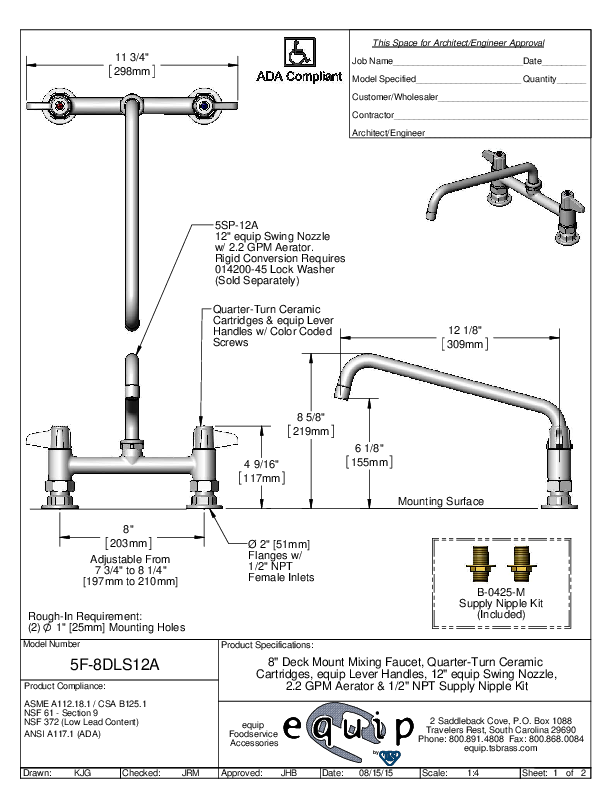 Cutsheet