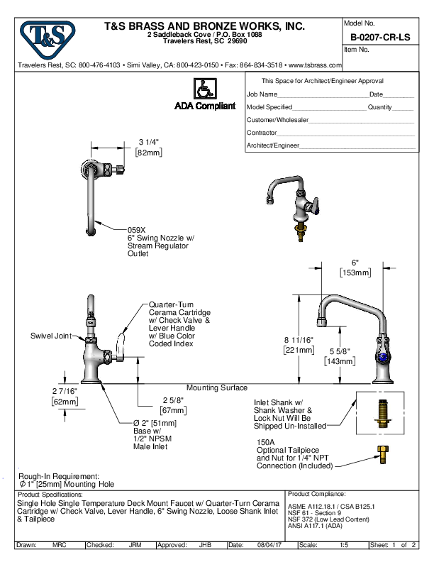 Cutsheet