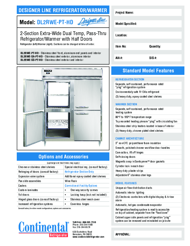 Cutsheet