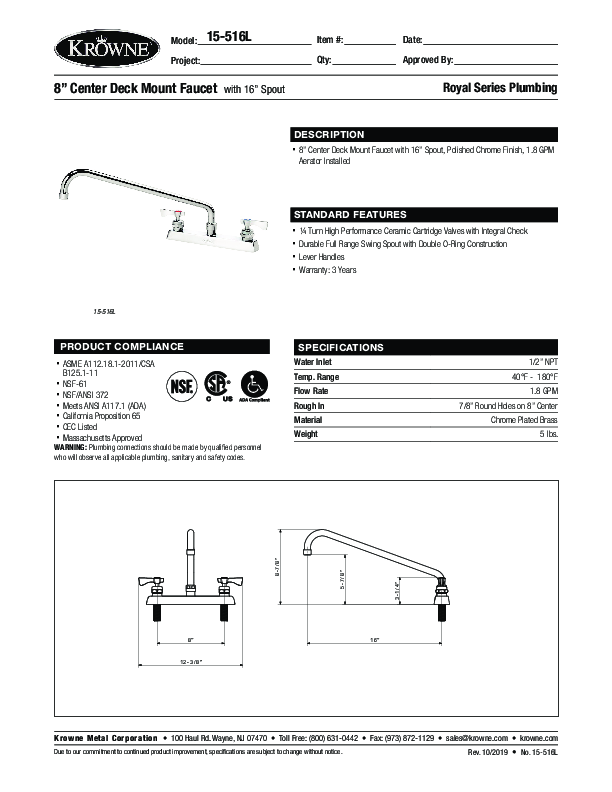 Cutsheet