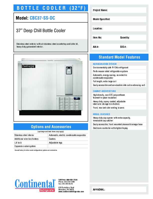 Cutsheet