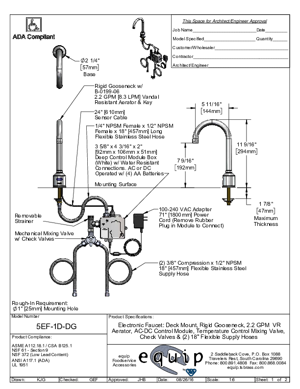 Cutsheet