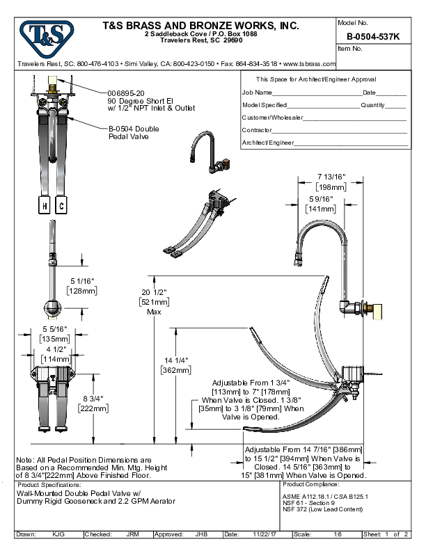 Cutsheet