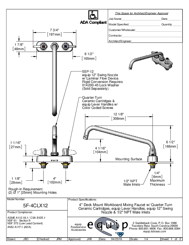 Cutsheet