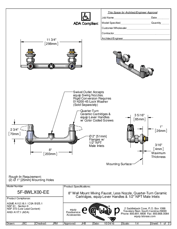 Cutsheet