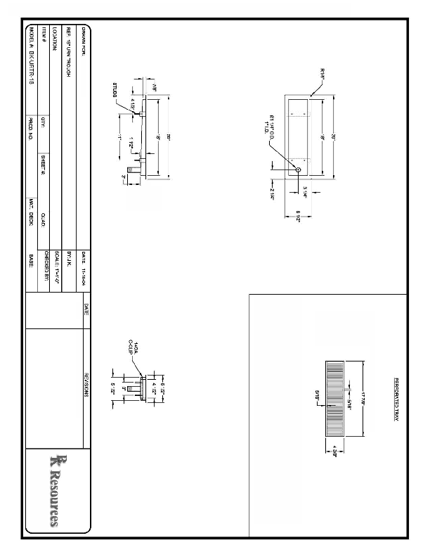 Cutsheet