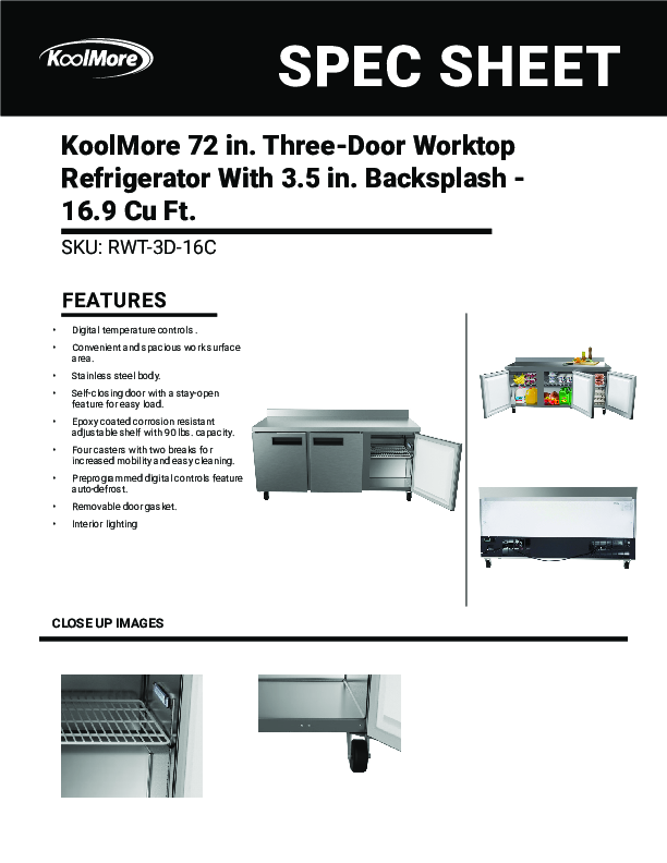 Cutsheet