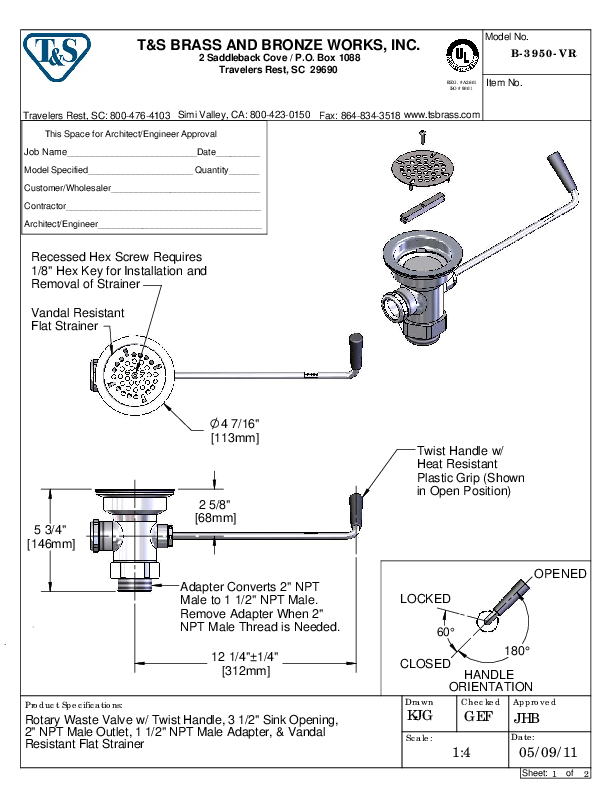 Cutsheet