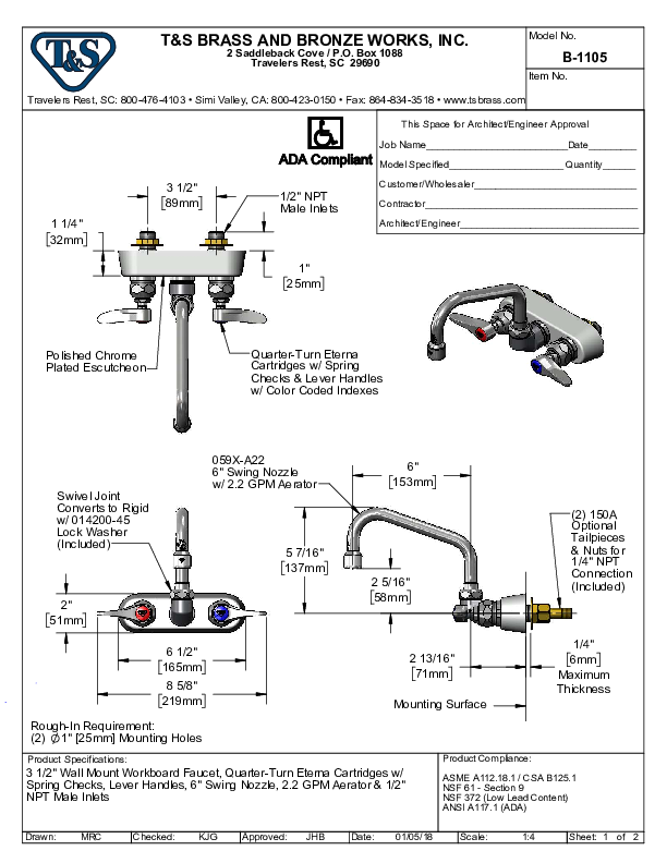 Cutsheet