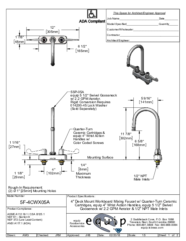 Cutsheet