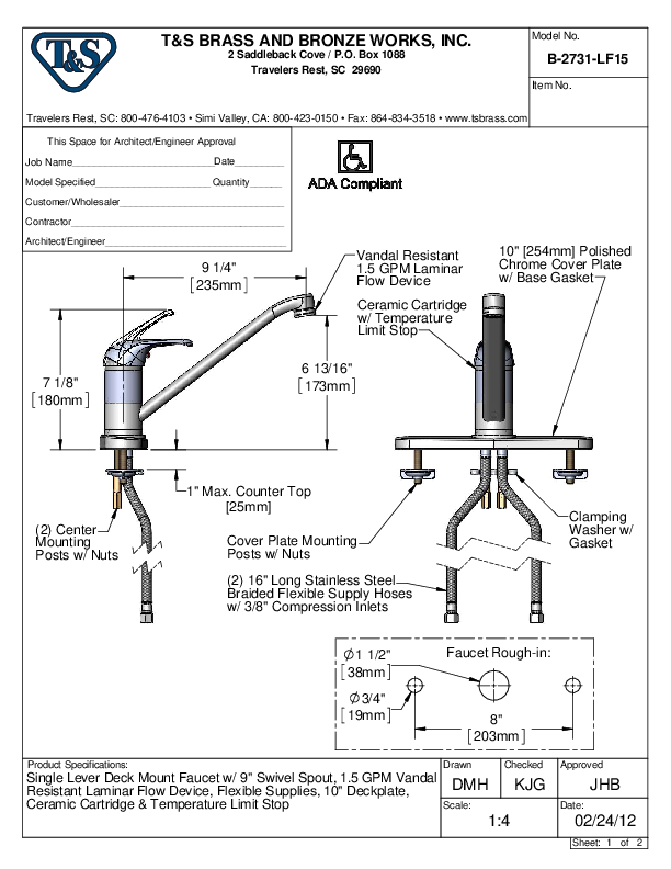 Cutsheet