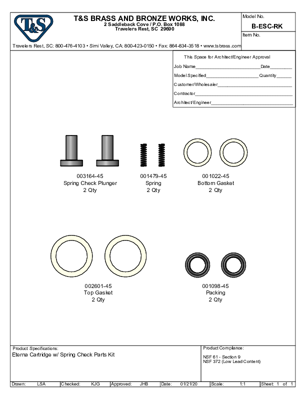 Cutsheet