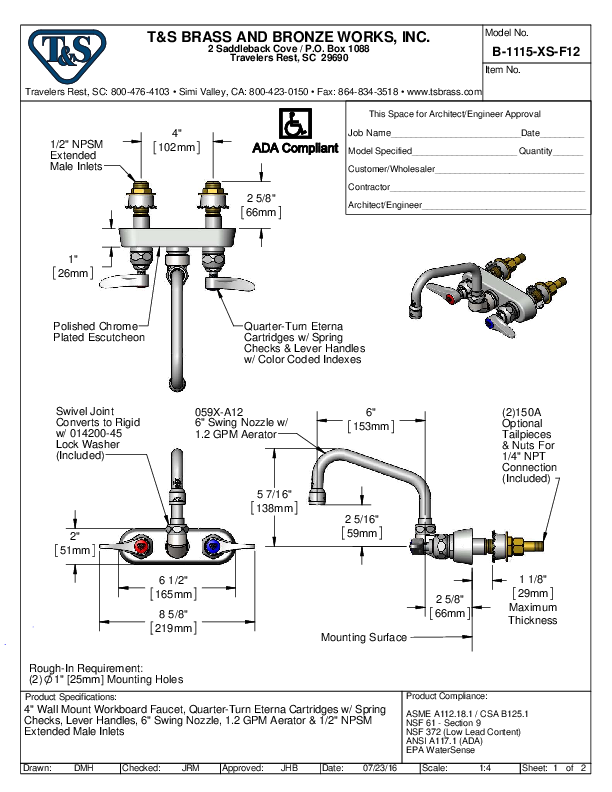 Cutsheet