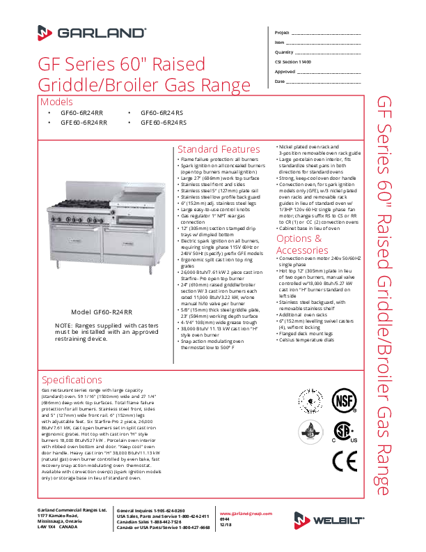 Cutsheet